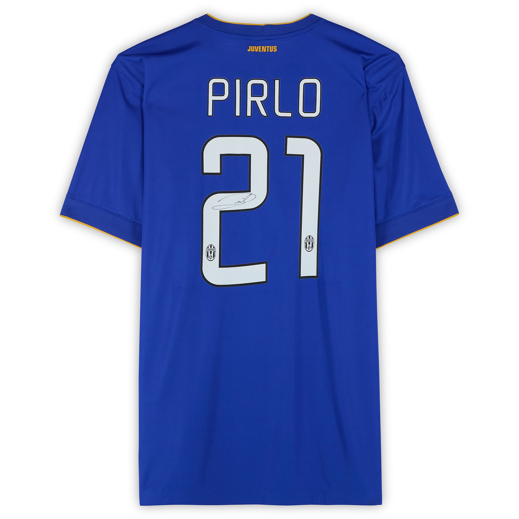 Maillot extérieur 2014-25 autographié par Andrea Pirlo (Juventus)