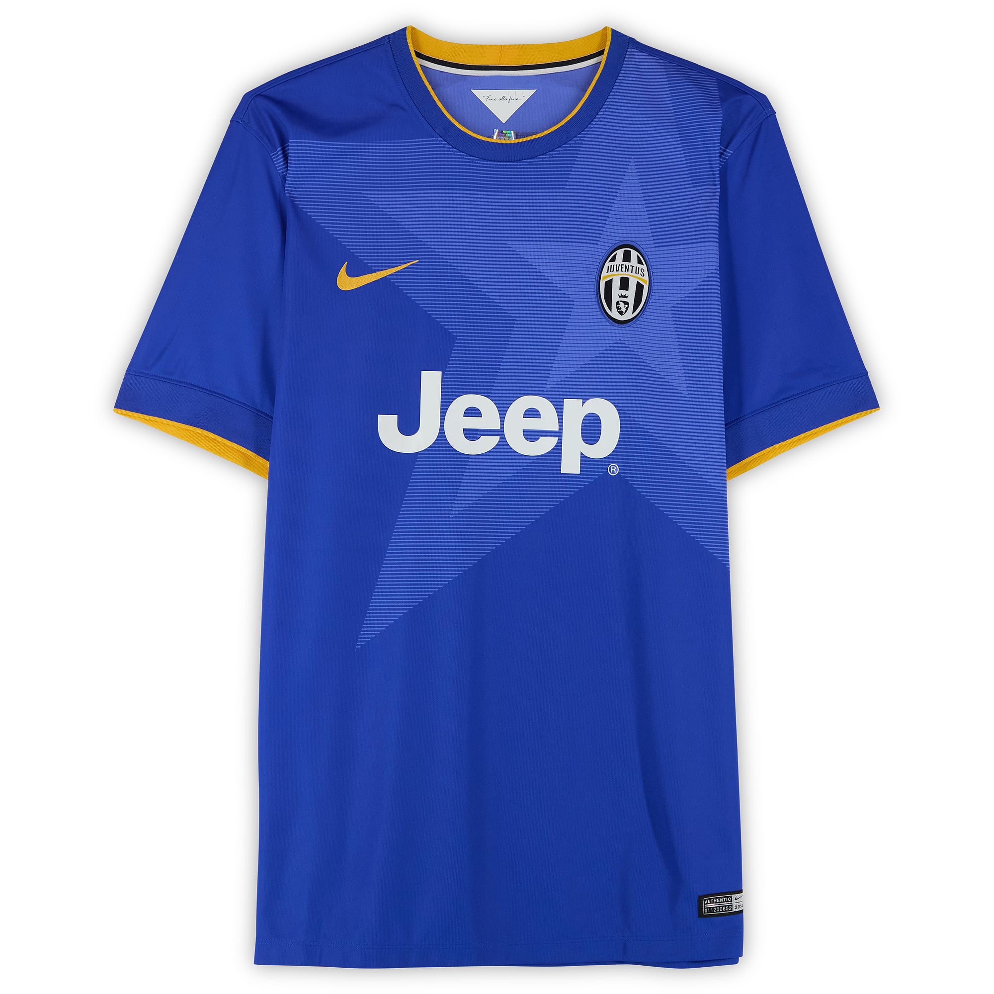 Maillot extérieur 2014-25 autographié par Andrea Pirlo (Juventus)