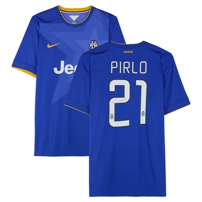 Andrea Pirlo Juventus Autographed Fanatics Authentic 2014-25 Away Jersey