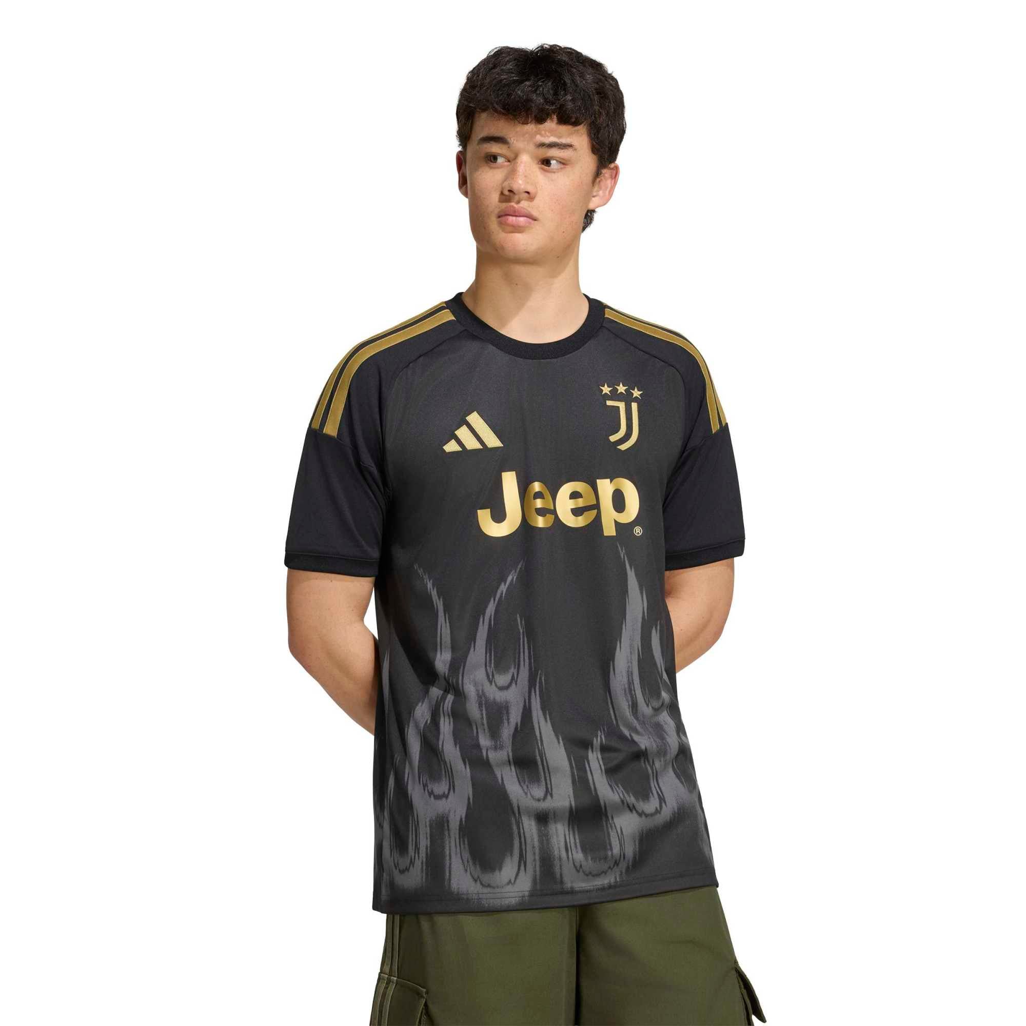 Men's adidas Black Juventus 2026/27 Third Replica Jersey