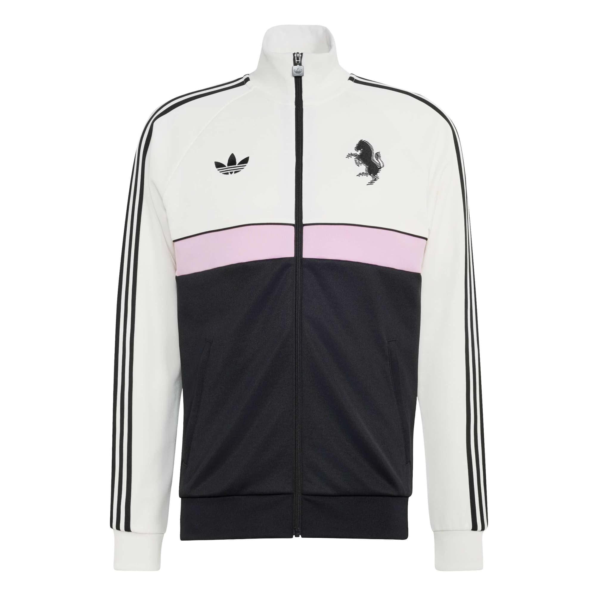 Veste de survêtement zippée intégrale adidas Originals Juventus OG 2.0 Icon crème pour homme
