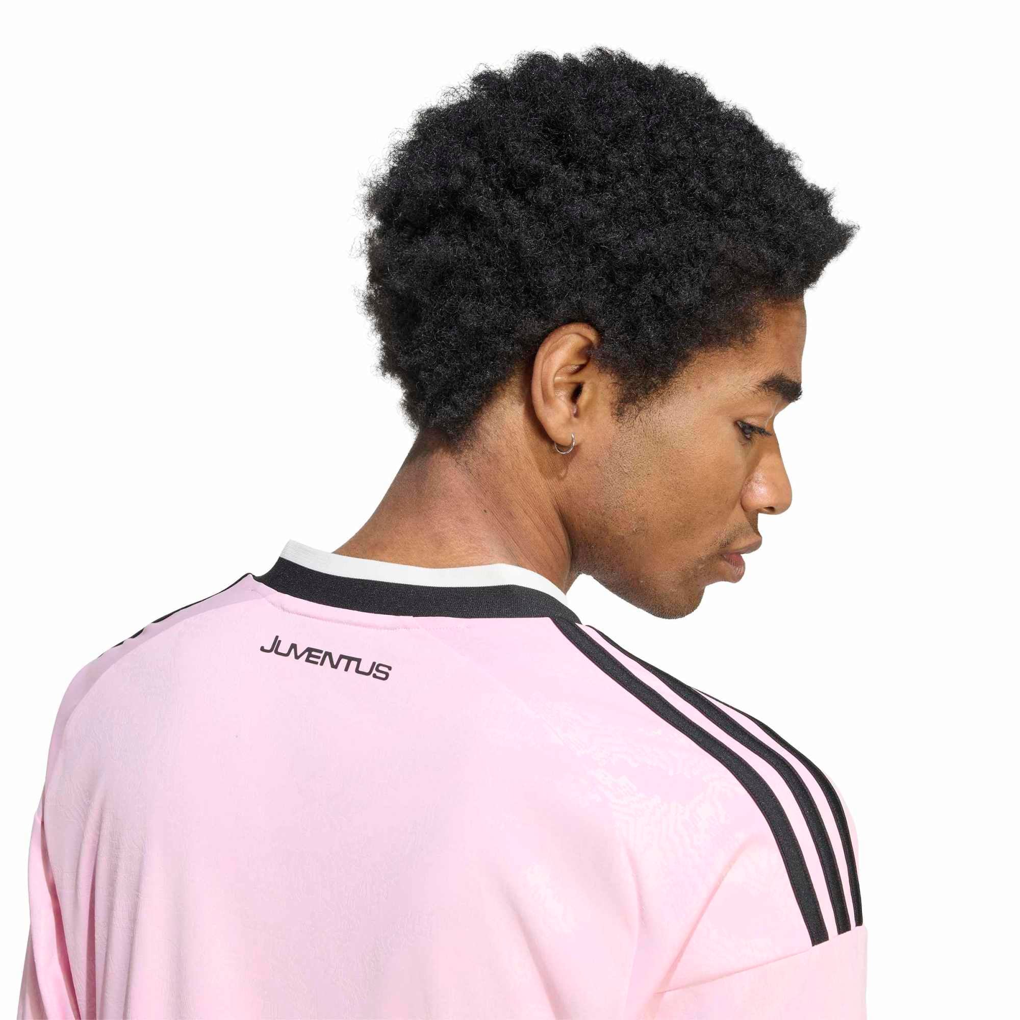 Men's adidas  Pink Juventus 2026/27 Away Replica Long Sleeve Jersey