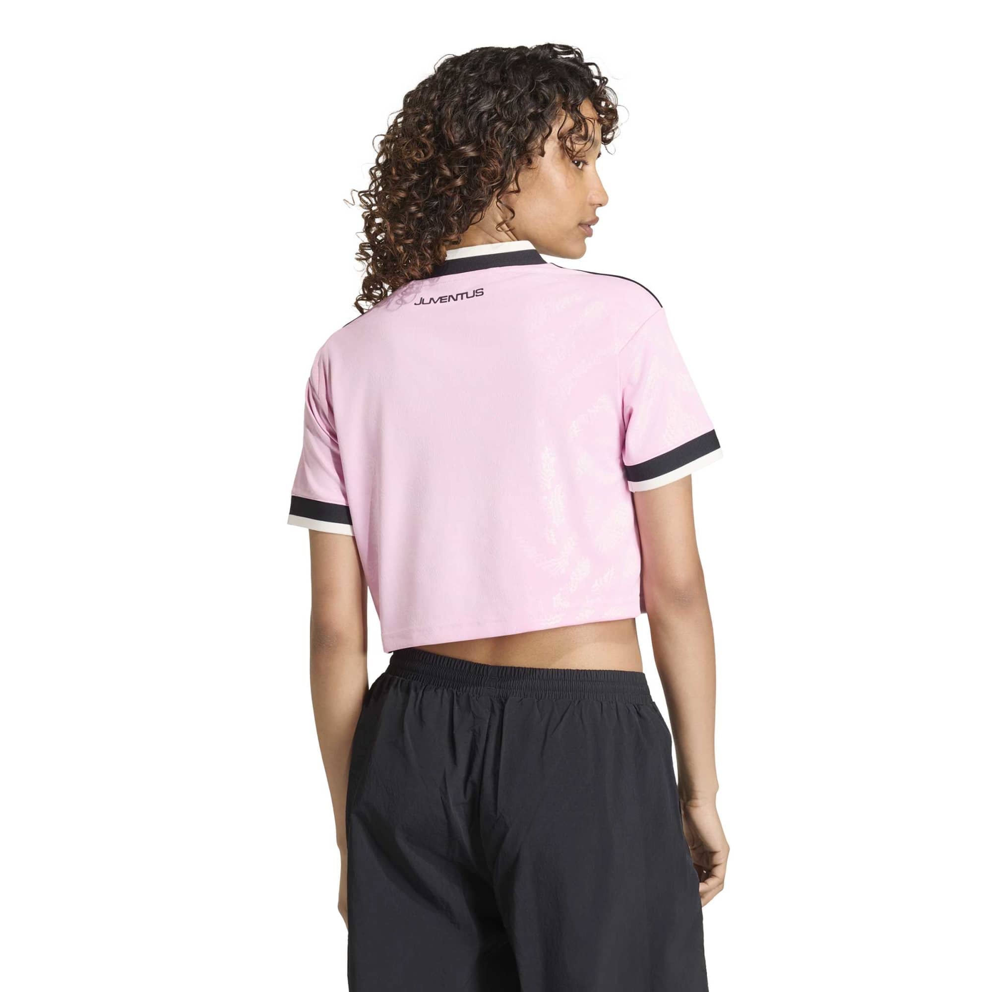 Women's adidas White Juventus 2026/27 Home Cropped Replica Jersey