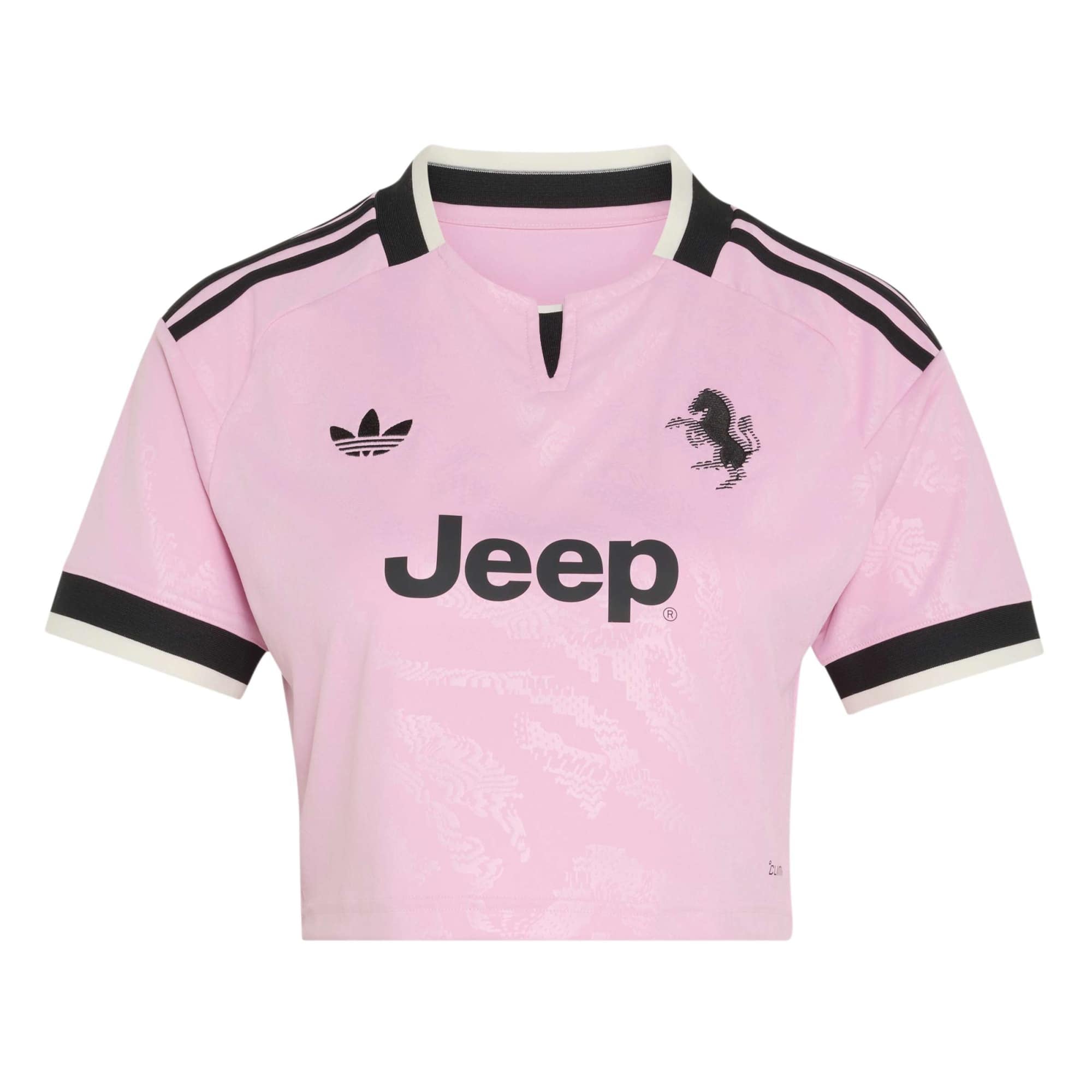 Women's adidas White Juventus 2026/27 Home Cropped Replica Jersey