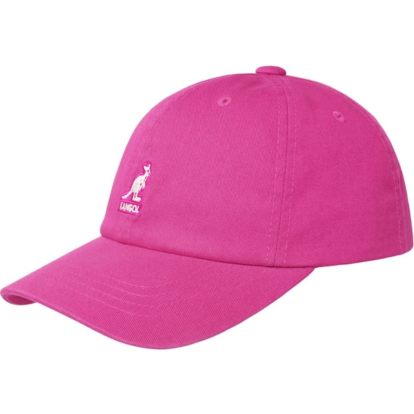 NiB Fashionable Kangol Adjustable Cotton Baseball-style Cap Hat Washed Pink Kangol Washed Bucket Hat for Men and Women, Small, Pepto at  main image 3