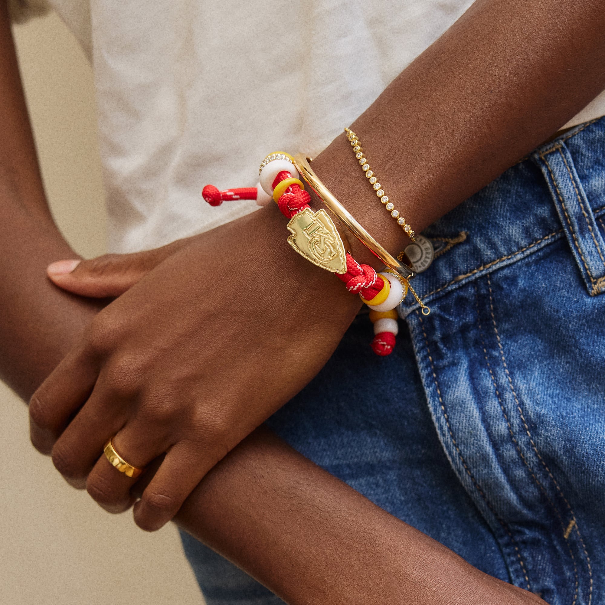 BaubleBar Kansas City Chiefs Paracord Bracelet