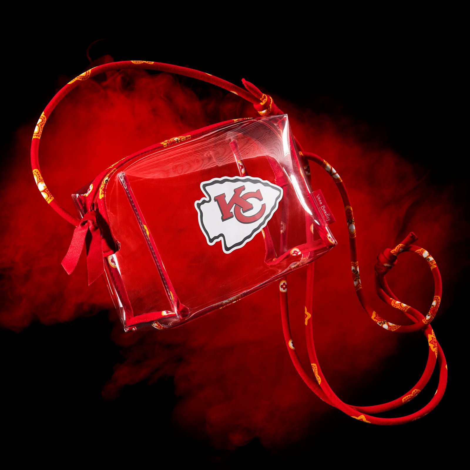 Sac bandoulière transparent Vera Bradley des Chiefs de Kansas City