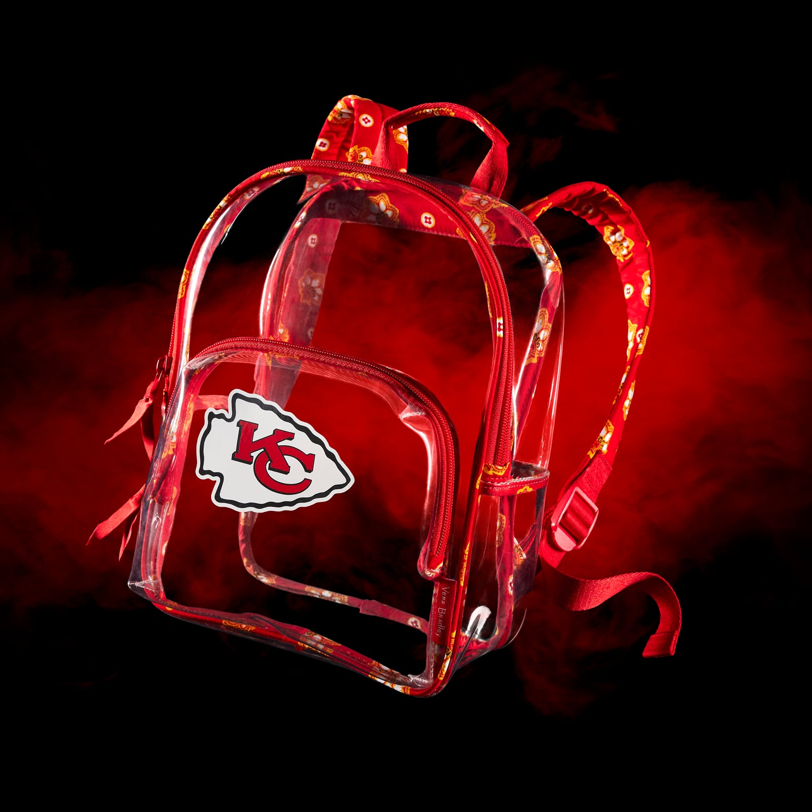 Kansas City Chiefs Vera Bradley Clear Small Backpack