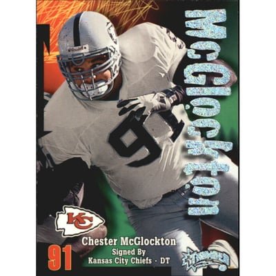 1998 SkyBox Thunder Rave #93 Chester McGlockton