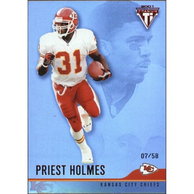 2001 Titanium Red #65 Priest Holmes