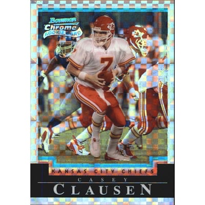 2004 Bowman Chrome Xfractors #182 Casey Clausen
