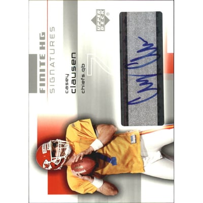 2004 Upper Deck Finite HG Signatures #FSCC Casey Clausen