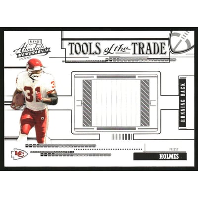 2005 Absolute Memorabilia Tools of the Trade Black #72 Priest Holmes