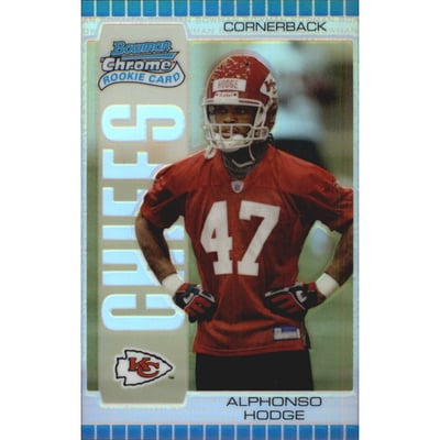 2005 Bowman Chrome Silver Refractors #204 Alphonso Hodge