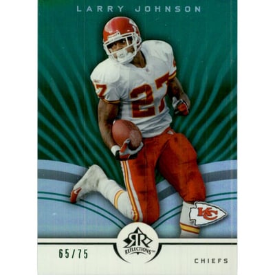 2005 Reflections Green #47 Larry Johnson