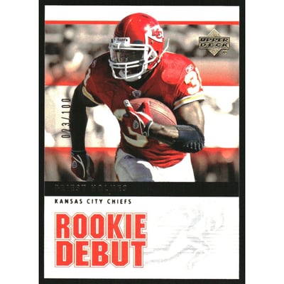 2005 Upper Deck Rookie Debut Gold 100 #48 Priest Holmes