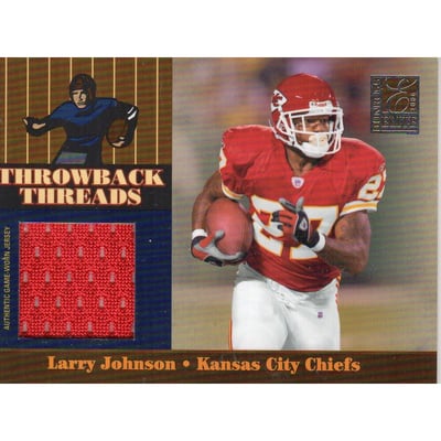 2006 Donruss Elite Throwback Threads #22 Larry Johnson