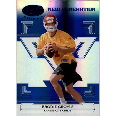 2006 Leaf Certified Materials Mirror Blue #151 Brodie Croyle