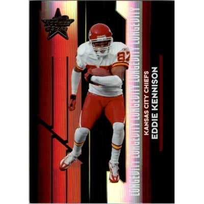 2006 Leaf Rookies and Stars Longevity Black Parallel #57 Eddie Kennison