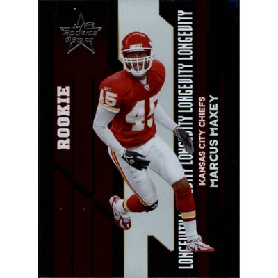 2006 Leaf Rookies and Stars Longevity Silver Parallel #172 Marcus Maxey