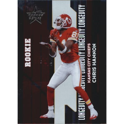 2006 Leaf Rookies and Stars Longevity Silver Parallel #192 Chris Hannon