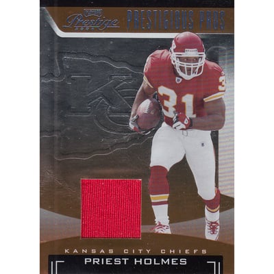 2006 Playoff Prestige Prestigious Pros Jerseys Bronze #40 Priest Holmes/250