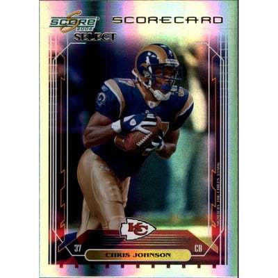 2006 Select Scorecard #324 Chris Johnson