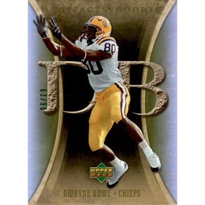 2007 Artifacts Green #170 Dwayne Bowe
