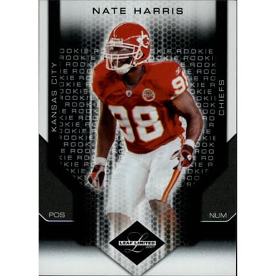 2007 Leaf Limited #222 Nate Harris RC