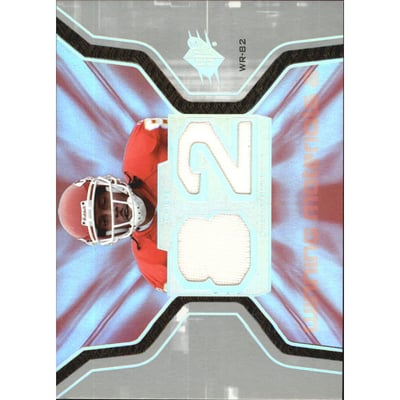 2007 SPx Winning Materials Jersey Number Dual #WMDW Dwayne Bowe