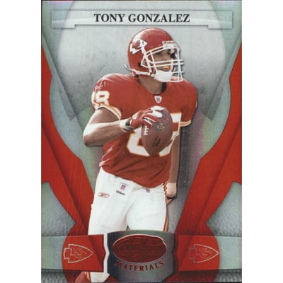 2008 Leaf Certified Materials Mirror Red #70 Tony Gonzalez