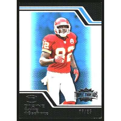 2008 Topps Triple Threads Sapphire #73 Dwayne Bowe