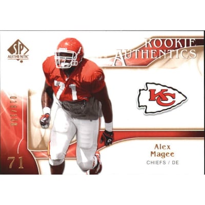 2009 SP Authentic Bronze #256 Alex Magee