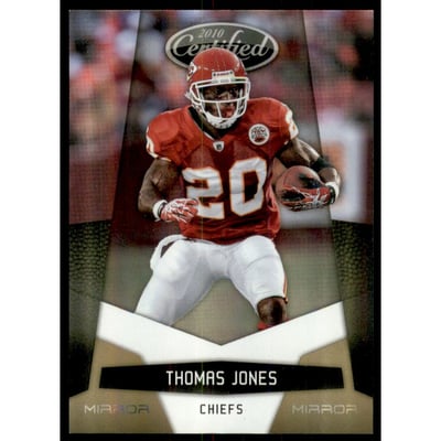 2010 Certified Mirror Gold #75 Thomas Jones