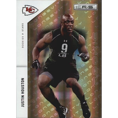 2011 Rookies and Stars Longevity Parallel Gold #204 Justin Houston