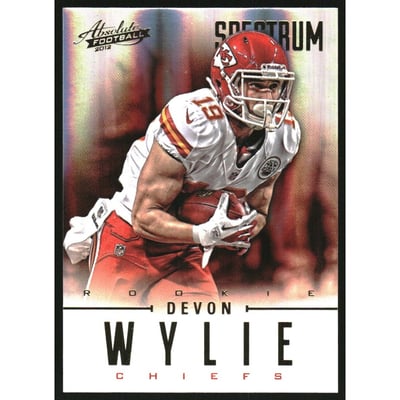 2012 Absolute Spectrum Gold #128 Devon Wylie