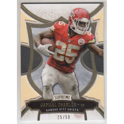 2015 Topps Supreme Gold #7 Jamaal Charles
