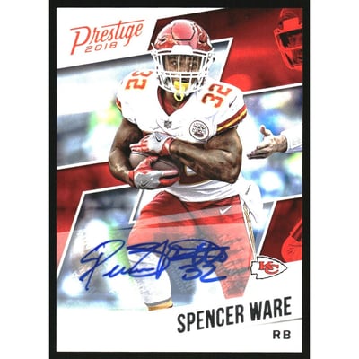 2018 Prestige Veteran Signatures #124 Spencer Ware