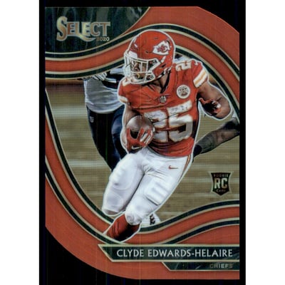 2020 Select Prizm Red Die Cut #354 Clyde Edwards-Helaire