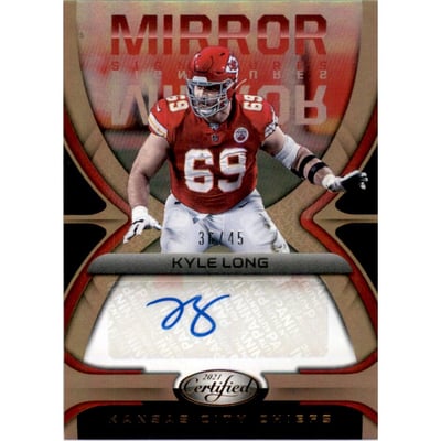 2021 Certified Mirror Signatures Bronze #15 Kyle Long/45