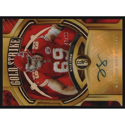 2021 Panini Gold Standard Gold Strike Autographs #18 Kyle Long/99