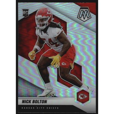 2021 Panini Mosaic Silver #366 Nick Bolton
