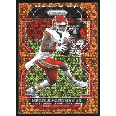 2021 Panini Prizm Prizms Orange Disco #188 Mecole Hardman Jr.