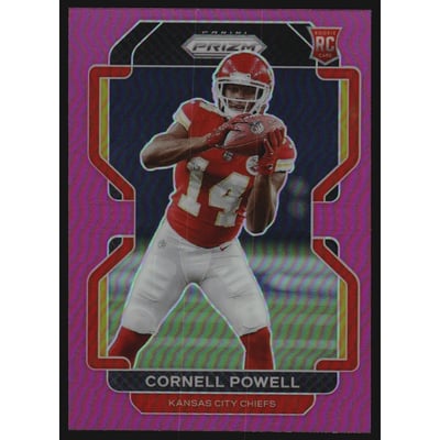 2021 Panini Prizm Prizms Pink #370 Cornell Powell