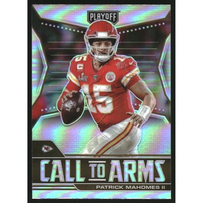 2021 Playoff Call to Arms Silver #3 Patrick Mahomes II