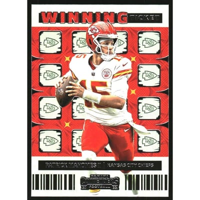 2022 Panini Contenders Winning Ticket #2 Patrick Mahomes II
