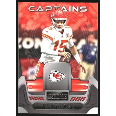 2022 Panini Playbook Captains #3 Patrick Mahomes II