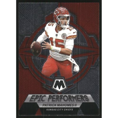 2023 Panini Mosaic Epic Performers #1 Patrick Mahomes II