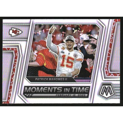 2023 Panini Mosaic Moments in Time Silver #4 Patrick Mahomes II