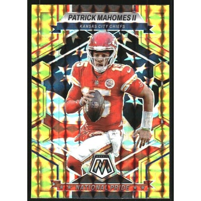 2023 Panini Mosaic Mosaic Reactive Yellow #251 Patrick Mahomes II NP